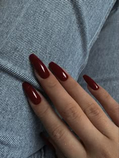 Cherry Wine Nails, Deep Red Nails, Cherry Wine, Cherry Nails, Nagel Tips