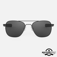 Aviator - Military Special Edition - Matte Black Chrome Sunglasses, Randolph Engineering, Rose Gold Sunglasses, Gray Lenses, Aviator Sunglasses Mens, Blue Sunglasses, Black Aviators, Pilot Sunglasses, Military Inspired