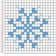 a crossword puzzle with blue squares on it