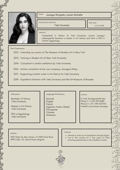 a black and white photo of a woman's profile on a page with text