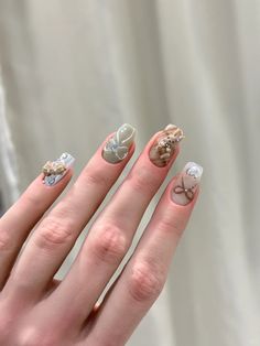 Butterfly Nail Art Designs, Bunny And Butterfly, Butterfly Nail Art, Butterfly Nail, Cute Bunny, Art Designs, Nail Art Designs, Art Design