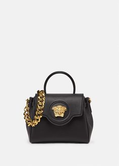 Versace La Medusa Small Handbag for Women | US Online Store Versace Bag, Latest Handbags, Medium Handbags, Trendy Handbags, Versace Bags, Small Handbag, Luxury Bag, Bag Icon, Large Handbags