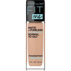 Maybelline Makeup Fit Me Matte + Poreless Liquid Foundation Makeup. Apply foundation onto skin and blend with fingertips or an applicator. America’s #1 Foundation* *L’Oreal calculation based on data reported by Nielsen through its Scantrack Service for the Foundation category for the 52-week period ending February 9, 2019, for the US xAOC market according to L’Oreal’s custom product hierarchy. Copyright 2019, The Nielsen Company Brand Story By Maybelline Maybelline Fit Me Matte Foundation: For a Fit Me Foundation, Best Drugstore Foundation, Fit Me Matte And Poreless, Foundation With Spf, New York Fits, Lightweight Foundation, Oil Free Foundation, Liquid Oil, Natural Foundation