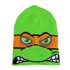 Embark on a pizza-filled adventure with our TMNT Rolldown Mikey Adult Mesh Eye Green Beanie. This beanie is not just a stylish accessory; it's a celebration of Michelangelo, the fun-loving and nunchaku-wielding ninja turtle, and a perfect way to stay warm with some ninja flair. Green Beanie Cap For Streetwear, Green Beanie For Streetwear, Novelty Winter Streetwear Hats, Novelty Winter Hat For Outdoor Use, Fun Green Sports Hats, Fun Loving, Stylish Accessories, Stay Warm, Mesh