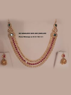 Ruby Necklace Designs, Bride Jewelry Set, Neck Pieces Jewelry, Choker Necklace Designs, Diamond Wedding Jewelry, Pearl Jewelry Design, Gold Necklace Indian Bridal Jewelry, Jewelry Set Design, Gold Necklace Simple