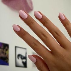 Milky Pink Nails, Money Nails, Milky Pink, Boho Nails, Natural Nail Designs, Gel Acrylic Nails, Short Coffin Nails