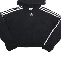 Item is in good used condition. >Size: UK 6 >Armpit To Armpit: 23" >Armpit To Cuff: 19" >Collar To Hem: 19" Fleece Sweatshirt Hoodie With Three Stripes Branding, Adidas Logo Hoodie For Fall In Athleisure Style, Adidas Logo Athleisure Hoodie For Fall, Adidas Logo Hoodie For Streetwear, Adidas Sportswear Hoodie For Streetwear, Athleisure Adidas Logo Hoodie For Streetwear, Adidas Logo Athleisure Hoodie For Streetwear, Adidas Athleisure Hoodie For Streetwear, Black Adidas Logo Hoodie In Athleisure Style