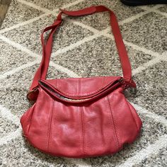 The Sak Red Leather Hobo Bag. Never Used, Perfect Condition. Cute Lining In Main Section. Can Send Measurements If Needed. The Sak, Leather Hobo Bag, Leather Hobo, Hobo Bag, Red Leather, Leather, Red, Women Shopping, Color