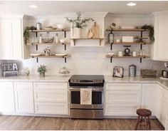 the kitchen is clean and ready to be used as a place for cooking or eating