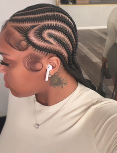 Cornrows Aesthetic, Braided Hairstyles For Black Women Cornrows, Black Truck, Hair Techniques, Protective Hairstyles Braids