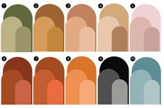 the different shades of nail polish