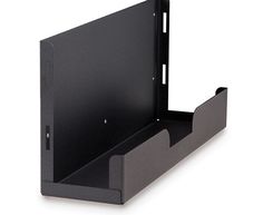 Detail of black metal wall mount bracket with mounting holes Clean Workspace, Work Space Organization, Wall Mount Bracket, Personal Computer, Cabin Plans, Computer Case, Universal Design, Desktop Computers, Data Sheets