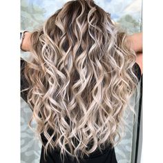 Bayalage Blonde, Human Hair Wigs Blonde, Long Face Hairstyles, Face Shape Hairstyles, Colored Curly Hair, Hot Hair Styles, Hair Styler, Long Curly Hair, Long Curly