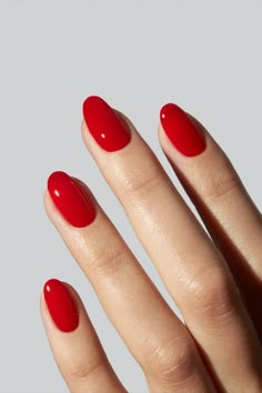 Milky Nails, Red Nail Polish, Her Nails, Red Nail, Summer Nails Colors, Orange Nails, Nail It, Nail Color