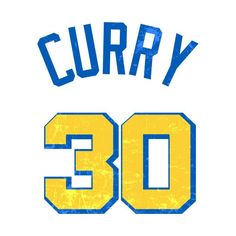 the number 30 jersey worn in blue and yellow for curry's 30th birthday party