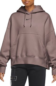 Nike Sportswear Phoenix Fleece Pullover Hoodie | Nordstrom Nike Sportswear Phoenix Fleece, Lemon Twist, Black Light, Nike Sportswear, The Gym, Pullover Hoodie, Phoenix, At Home, Nordstrom