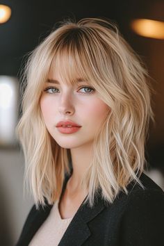 #shorthaircut #hairinspo #hairgoals #pixiecut #bobhaircut #shorthairstyles #hairtrends #hairtransformation #shorthairdontcare #chopitoff #newlook #haircutideas #shorthairlove #hairchop #freshcut 90s Haircut With Bangs, Mid Length Hair With Bangs, Bobs With Bangs, Jayne Matthews, Bangs And Glasses, Shoulder Length Hair With Bangs, Good Haircut, Long Bob With Bangs