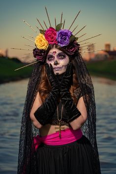 Dia de los Muertos Catrina Makeup, Halloween Mode, Celebs Without Makeup, Instagram Cartoon, Amazing Halloween Makeup, Diy Kostüm