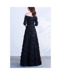 Buy long black off shoulder evening party dress with sleeves at cheap price online. Free stable shipping and pro custom service since 2009. Elegant Long Sleeve Off Shoulder Dress For Prom, Black Strapless Off Shoulder Evening Dress, Off-shoulder Evening Dress For Banquets And Party Season, Black Strapless Off-shoulder Evening Dress, Elegant Black Off Shoulder Dress For Wedding, Black Strapless Off-shoulder Prom Dress, Elegant Black Off-shoulder Dress For Wedding, Black Off-shoulder Wedding Dress, Black Strapless Evening Dress For Banquet