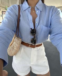 Looks Chic, Summer Fashion Outfits, Casual Style Outfits, Mode Inspiration, Outfits Casuales, Preppy Style, Look Fashion