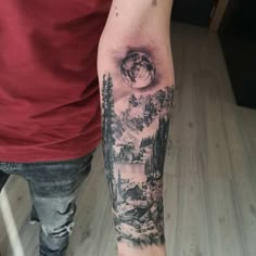 a person with a tattoo on their arm