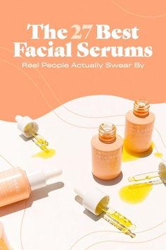 Top 27 Facial Serums That Real People Love on Pinterest Face Serum Recipe, Diy Vitamin C Serum, Tumeric Face, Facial Serums, Best Face Serum, Truth Serum, Bad Acne, Herbivore Botanicals, Acne Face Wash