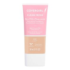 Milk Foundation, Covergirl Clean Fresh, Best Drugstore Foundation, Healthy Skin Care Routine, Lightweight Foundation, Drugstore Foundation, Liquid Makeup, Fresh Skin