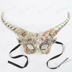 Product Description Mythical Venetian Fairy Silver Long Horn Venetian Masquerade Mask Product Description: 100% Brand New, High Quality Made From Plastic With Paper Molding This Mask Fits Most Women Adults Comes With Ribbons On 2 Sides To Wear And Keep The Mask In Place Feature: Mix Of Classic Vintage And Elegant Delicate Animal Horn Style Help You Stand Out In The Party Beautiful, Charming, Luxury, And Sexy Style With The Lace Design And Earrings On 2 Sides This Mask Is A Great Costume Access Fitted Masquerade Mask For Carnival, Venetian Mask Tattoo, Cold Eye Mask, Silver Masquerade Mask, Style Help, Steampunk Pocket Watch, Venetian Masquerade Masks, Long Horn, Gel Beads