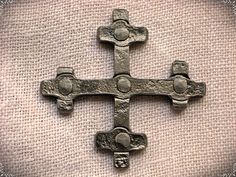 Mara’s Cross, a symbol of Mara the Latvian Earth Goddess Baltic Mythology, Iron Pendant, Hand Forged Iron, Ancient Jewelry, A Symbol, Forged Iron, Blacksmithing, Hand Forged