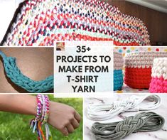 crochet projects to make from t - shirt yarn