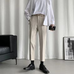 Itooh Korean Style Suit Pants Men Slim Fashion Solid Color Business Society Dress Pants Men Straight Pants Men Soffice Formal Trousers Brand Name: Itooh Material: POLYESTER Applicable Season: Spring and Summer Style: Smart Casual Applicable Scene: BUSINESS Front Style: Flat Pant Closure Type: button fly Gender: MEN Model Number: K156-P35 Wish you have a pleasant shopping time ! ! ! Before placing an order, you must check the following shopping tips,so that you will have a successful shopping exp Korean Style Suit, Straight Pants Men, Dress Pants Men, White Dress Pants, Khaki Dress Pants, Baby Boy Jackets, Slim Fit Dress Pants, Blue Sequin Dress