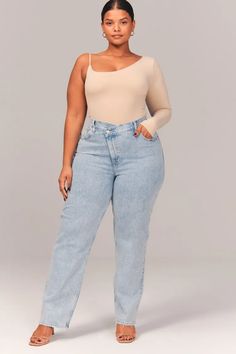 13 Best Jeans for Tall Women in 2022 - Best Denim Brands for Tall Women Jeans For Tall Women, Slim Mom Jeans, Affordable Jeans, High Rise Straight Jeans, Abercrombie Jeans, Shirt Tucked In, Women's Bottoms, Curvy Women Jeans, Curvy Jeans