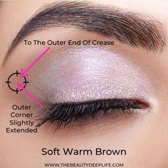 Eye Makeup Beginners, Eyeshadow Looks For Beginners, Easy Eyeshadow Looks, Eye Makeup For Beginners, Purple Eyeshadow Looks, Eye Makeup Guide, Easy Eyeshadow