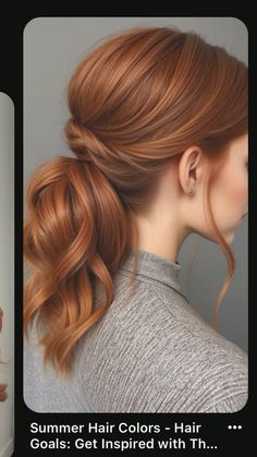 Copper Hair Wedding Hairstyles, Redhead Colors Hair, Auburn Hair Wedding, Glam Makeup For Redheads, Cool Copper Hair Color, Cool Tone Copper Hair, Auburn Hair With Copper Highlights, Copper Hair With Lowlights, Red Hair Color Copper