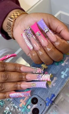 Punk Nails, Studded Nails, Tech School