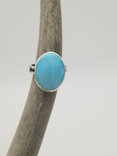 "Blue Bird Turquoise is so beautiful and is unique in that it is one of the few turquoise mines that produces this \"Robin's Egg\" blue. This stone was cut and polished by me. (Natural) Located west of Globe, Arizona and near Copper Creek, this mine has little info on it. Every ring is one of a kind. This turquoise is exceptional! This color, with no matrix is rare. Size 8 Very unique, handmade artisan piece of jewelry in .925 sterling silver." Globe Arizona, Turquoise Statement Ring, Georgetown Tx, Robin's Egg Blue, Royston Turquoise, Robins Egg, Robins Egg Blue, Natural Turquoise, Handmade Artisan