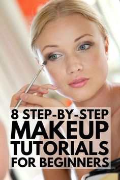 8 step-by-step makeup tutorials for beginners to teach you the basics of applying foundation, concealer, eyeshadow, eyeliner, mascara, and blush, tips for perfect contouring and highlighting, and how to fill in your eyebrows properly, this collection of makeup videos is for you! Perfect for teens and adults alike, learn how to apply makeup like a pro! #makeup #makeuptips #makeuphacks #makeupartist #makeuptutorial #beauty #beautytips #foundation #concealer #eyeliner #contouring #eyeshadow Makeup Tutorials For Beginners, Contouring Tutorial, Concealer Eyeliner, Blush Tips, Teen Makeup, Concealer Eyeshadow, Tutorial Eyeliner, Applying Foundation, Mascara Hacks