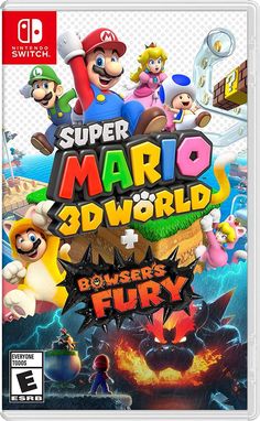 super mario 3d world is on the nintendo wii game console, and it's available for