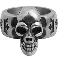 ad eBay - American fashion handmade S925 sterling silver punk smile skull crown large ring - Buy Now, click the link (eBay) Skull Crown, Rings Jewelry Fashion, Ring Pictures, American Brand, American Fashion, Large Ring, American Style, Fashion Watches, Ring Designs