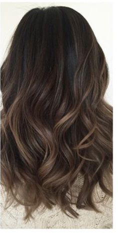 Dark brown balayage Dark Brown Hair Balayage, Hair Magazine, Brown Balayage, Hair Styles 2017, Hair Color Balayage, Dark Brown Hair