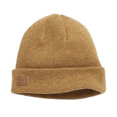 A traditional fine-knit beanie made versatile with two suede labels. Wear it classically cuffed for a low-profile fit or unrolled for more coverage on the coldest days. Fit: Low profile. Material: Fine acrylic. Fine rib knit. Leather patch on each side of cuff. Wear cuffed or unrolled. Fisherman Beanie, Stamped Leather, Knit Wear, Leather Patches, Winter Sale, Knit Beanie, Cold Day, Low Profile, Heathers