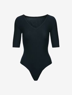 a black bodysuit with an open back