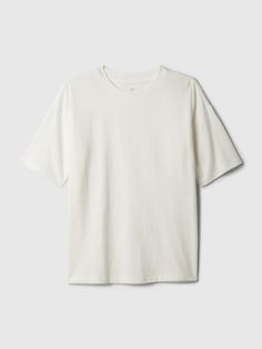 Soft cotton T-shirt.  Crewneck.  Short sleeves.  Assorted prints and colors.  Straight, easy fit.  Hits at the hip. Uniqlo Shirt, Gender Equality, Support People, Gap Kids, Boys T Shirts, White Tshirt, Cotton T Shirt, Business Casual, Cotton Tshirt