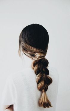 Braids Simple, Hair Colorful, Fishtail Braid, Good Hair Day, 인물 사진, Bad Hair, Hair Dos, Gorgeous Hair, Hair Day