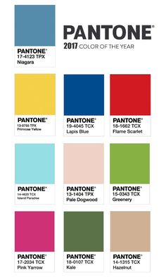 pantone's color chart for the year 2011