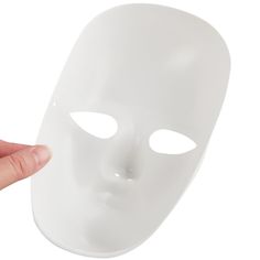 Plastic Face disguise. This Plastic Face disguise will make any masquerade or Halloween event an enchanted evening.    Designed to cover your entire face while allowing plenty of room to add personal touches.    One size fits most  Made of plastic Plastic Factory, Enchanted Evening, Factory Direct Craft, Halloween Event, Holiday Crafts, Personal Touch, Enchanted, Face Mask, Miniatures