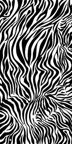 a black and white zebra print fabric