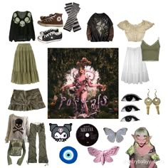 Melanie Martinez Concert Outfit Ideas K-12, Melanie Martinez Themed Outfits, Melanie Martinez Clothes Style, Portals Aesthetic Outfit, Melanie Inspired Outfits, Melanie Martinez Concert Outfit Portals, Trilogy Tour Melanie Martinez Outfit