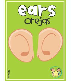 TARJETAS PARTES DE LA CARA INGLES-ESPAÑOL – Imagenes Educativas Senses Preschool