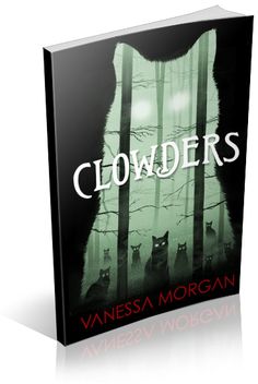 a book cover with an image of cats in the woods and text that reads, glowers